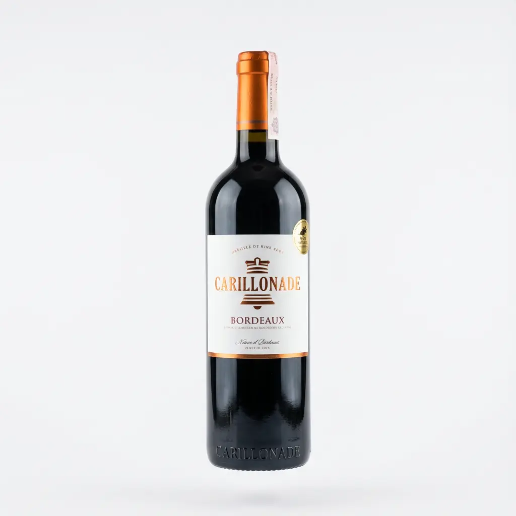 vin carillonade cameroun bordeaux rouge 75cl bouteille